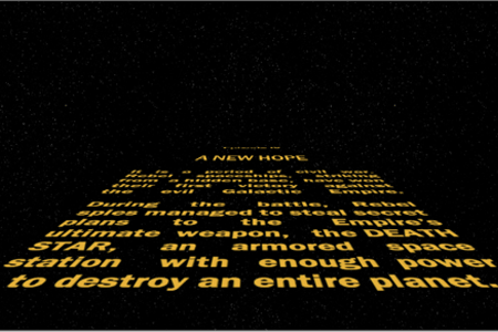 make something look like the star wars crawl powerpoint 2011 for mac